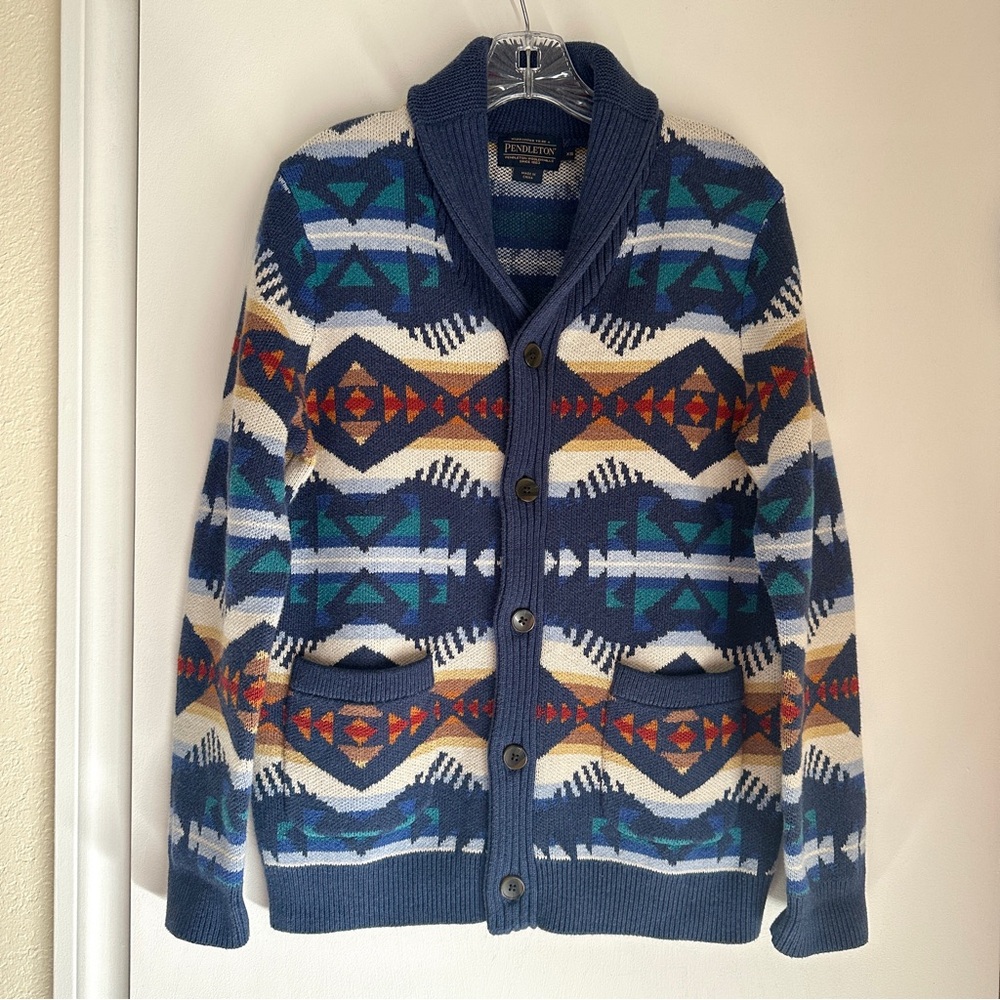 Pendleton Los Lunas Cotton Cardigan, XS - Picture 3 of 14
